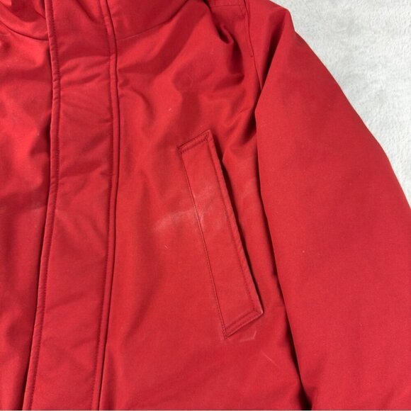 Uniqlo Ultra Warm Hybrid Down Parka Men's Size Medium with Fake Fur Hood 419992 - Picture 10 of 13